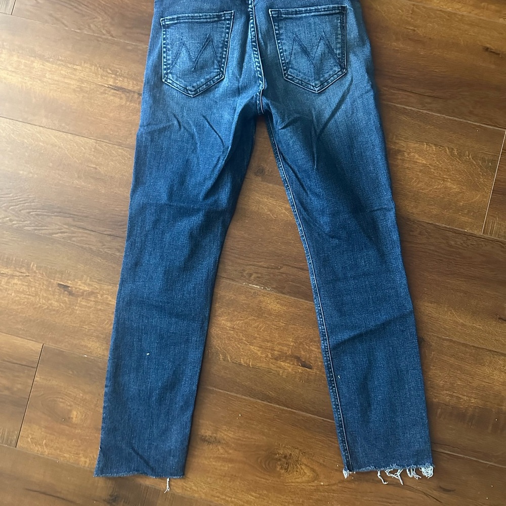 MOTHER The Dazzler Step Hem Ankle Skinny Jeans (Mix Tape) - Picture 6 of 6